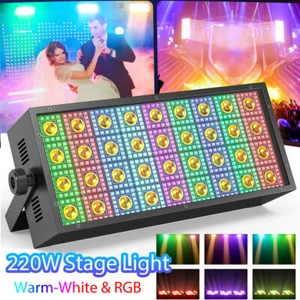 U`King 220W LED Beam Dj Lights Stage Wash lighting RGB DMX Show Ambient Light - Picture 1 of 10