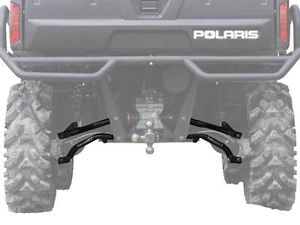 SuperATV High Clearance REAR A Arms for Polaris Ranger XP 800 / Crew - Black - Picture 1 of 5