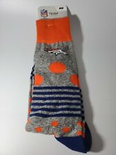 NFL Denver Broncos Crew Dress Socks Medium 5-11 NEW 
