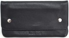 Quality Full Grain Cow Hide Leather Tobacco Pouch. Black. Style: 11013.