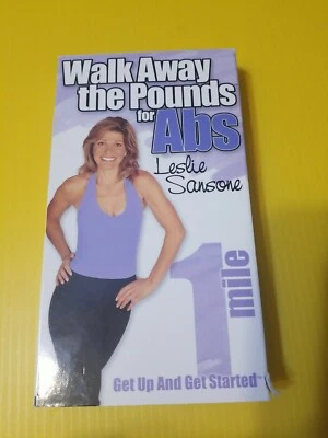 Leslie Sansone Walk Away the Pounds For Abs - 1 Mile Get Up & Get Started VHS - Image 1 of 4