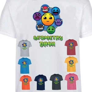 T-Shirt Geometrie Armaturenbrett Kinder Gaming Fans Jungen Mädchen coole Freizeitkleidung Geburtstagsgeschenk - Bild 1 von 13