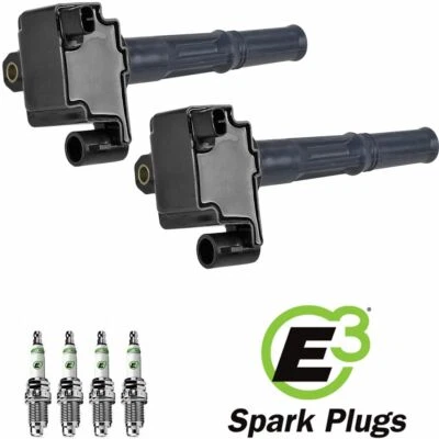 Ignition Coil & E3 Premium Spark Plug For 95-98 Toyota Tercel Paseo 1.5L UF170 - Image 1 of 4