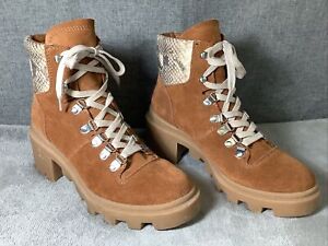 DOLCE VITA Rubi Hiker Boot Brown Suede - Size 7
