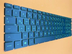 DE-Tastatur Keyboard Grün Beleuchtung komp. für HP 15-da1600nz - Bild 1 von 3