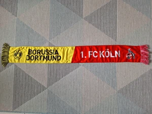 1. FC Köln Schal Borussia Dortmund Freundschaftsschal original NEU! - Bild 1 von 4