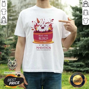 Maglietta Great The Oatmeal Beat The Blerch 10 anni maratona - Foto 1 di 4