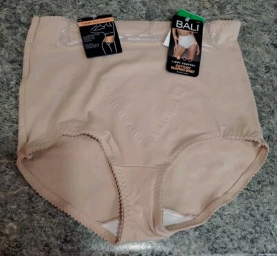 NWT BALI Nude Sz L Light Control Shaping Brief Panties - Image 1 of 3