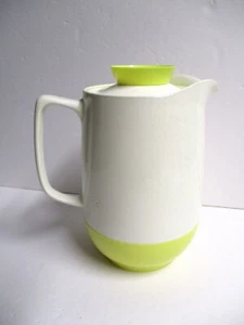 Retro Vtg Bopp-Decker Vacron Yellow Plastic Insulated PITCHER with Top - Picture 1 of 5