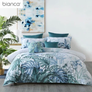 Kailua Cotton Sateen Quilt Cover Set or Accessories by Bianca - Picture 1 of 8