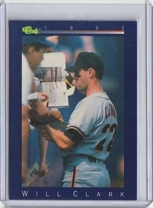 1992 Classic #136 Will Clark San Francisco Giants - Bild 1 von 1