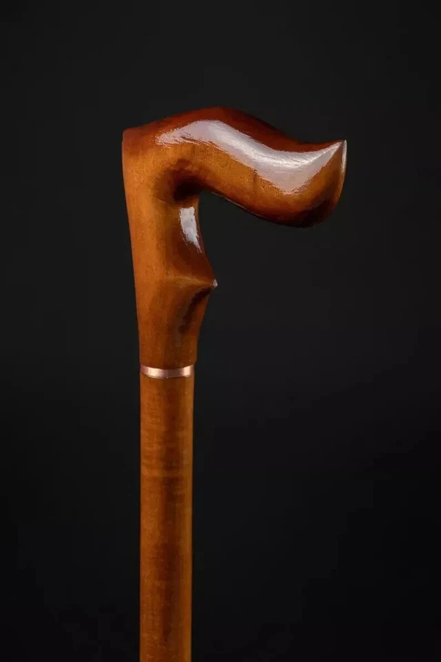 Red Canes And Walking Sticks For Women - Ergonomic Handle Cane With Rubber Tip - Image 1 of 4