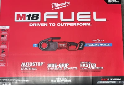 Milwaukee 2874-22HD M18 FUEL Pipe Threader w/ ONE-KEY Kit