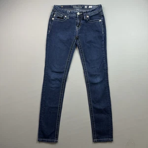 Miss Me Jeans Damen 29 28x29,5 Dark Wash Denim Mid Rise Skinny Stretch - Bild 1 von 19