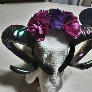 DISNEYS Fascia per capelli Halloween personaggio malifico con corna - Foto 1 di 9
