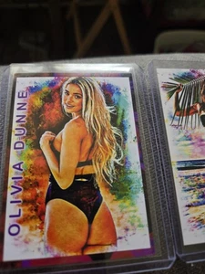  2024 Olivia Dunne 1/1 Fine Art Print ACEO Card Artist Signed By Q Qwasian & - Bild 1 von 4