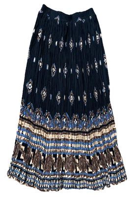 Falda Stonebridge Plisada Cottagecore Hada Escoba Palo Arrugado Maxi Talla P Negra Foto 1 de 4