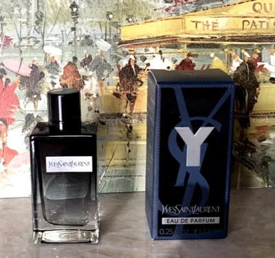 Yves Saint Laurent YSL Y Eau de Parfum EDP MINI Splash Dabber 0,25 oz / 7,5 ml NUEVO Foto 1 de 2