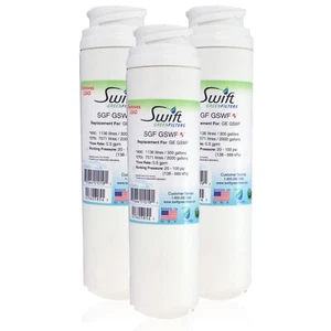 Filtro de agua SGF-GSWF Rx compatible con GE GSWF, Kenmore 46-9914 (paquete de 3) - Imagen 1 de 8