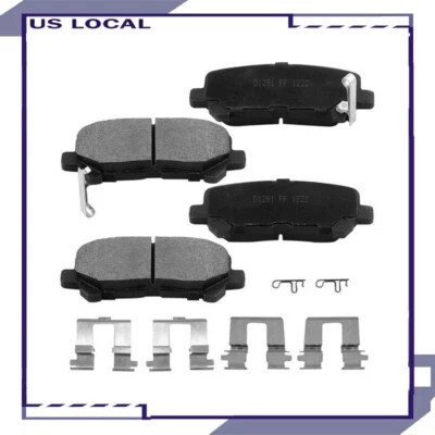 Pastillas de freno de disco traseras D1281 para Acura MDX ZDX 2009-2015 Honda Odyssey Pilot L18NJ Foto 1 de 4