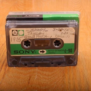 4 Sony C90 90 Minute Cassette Audio Tapes Auto Sensor - Picture 1 of 6