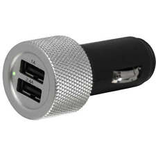 Bracketron USB Dashboard Sleek Hi-Speed Dual USB Port 1.0A/2.4A Bullet Car Charg
