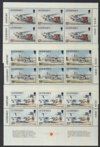 GUERNSEY 1982 ANNIVERSARY OF AIRPORT SET OF 3 M/S's (ID:303/D8220) - Bild 1 von 1