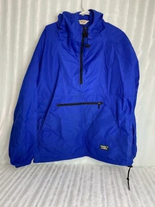Vintage LL Bean Herren blau Adirondack Hoodie Regenjacke Größe Large - Bild 1 von 8