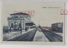 CAPUA CASERTA STAZIONE TRENO FUMANTE ANIMATA FPNV SUPER
