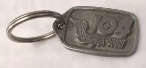 Vintage 104+ Octane Boost Rare Can Metal Keychain Fob Sign Advertising - Picture 1 of 3