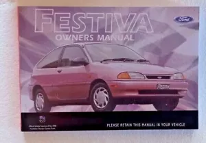 NOS Ford Festiva 1993 -1996 Owners Manual - Foto 1 di 3