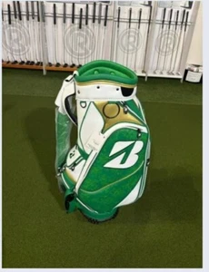 Authentic 2025 Bridgestone Spring (The Masters) Green and Gold Tour Staff Bag - Picture 1 of 5