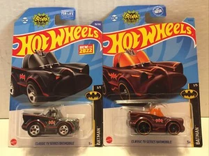 Hot Wheels Batmobile 3/5 1/5 klassische TV-Serie Toon-Stil - Bild 1 von 5