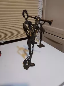 Tromba brutalista metà secolo scultura arte statua decorazione musicale - Foto 1 di 5