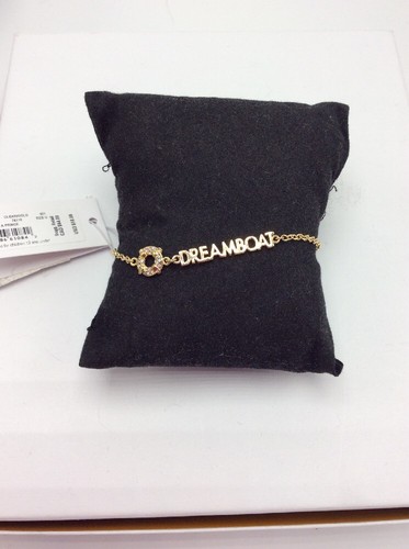 Bracciale $58 Kate Spade Tono Oro Kiss A Prince Collezione "Dreamboat" SP 22