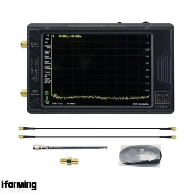 New TinySA ULTRA+ ZS-406 900M-5.4GHz Ultra-wide Frequency Spectrum Analyzer New - Image 1 of 4