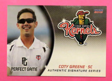 2015 Perfect Game / Choice, Cedar Rapids Kernels - S/C - COTY GREENE