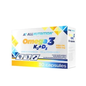 Omega 3 D3 + K2 30 Caps - ALLNutrition - High-Quality Health Supplement - Picture 1 of 5