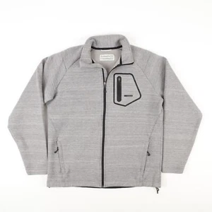 Avalanche Full Zip Cotton Blend Jacket Mens Large Heather Gray - Picture 1 of 12