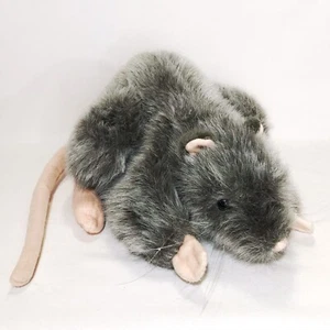 Folkmanis Plüsch Handpuppe Ratte Nager 10 Zoll Stofftier Folktails Tush Tag - Bild 1 von 9