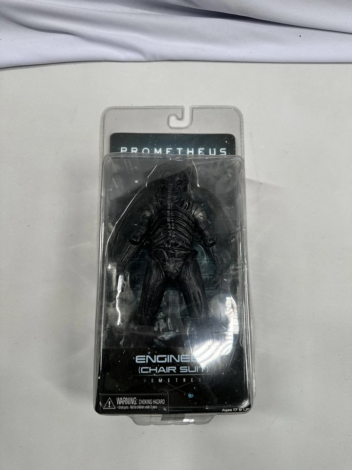PROMETHEUS ENGINEER ACTION FIGURE CHAIR SUIT NECA REEL TOYS MOSC 8" 2012 RARE - Image 1 of 2