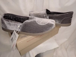 Bobs womens shoes Smoke Signals Charcoal/Silver 39580/CCL size us 10 New w tags - Picture 1 of 8