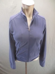 LUCY TECH Size XS Womens Blue Full Zip Stand Collar Pocket Yoga Track Jacket 716 - Picture 1 of 9