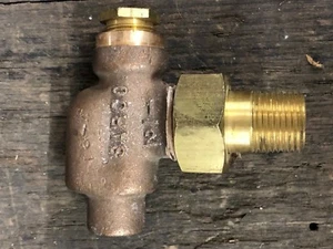 Sarco 1/2" Messing Ausgleichsventil für Warmwasserheizkörper - Bild 1 von 7