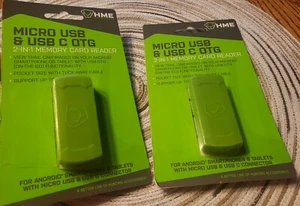 LOOK! 2 TOTAL ! Stealth Trail Cam SD Card Reader For Android USB-C / MICRO USB. - Zdjęcie 1 z 5