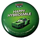 Disney Pixar Cars Green Advertising Button Happy Hybridsmile Carsland June 2012