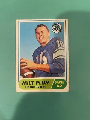 1968 Topps Milt Plum #104 Low Grade  - Image 1 of 2