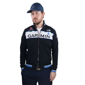 Castelli Cervelo Team Garmin North Face Cycling Jacket Coat Mens Medium Black - Picture 1 of 9