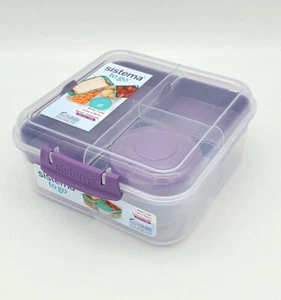 Sistema To Go Bento Cube Lunch Box Food Storage Container 42.2 oz / 1.25 L - Picture 1 of 10