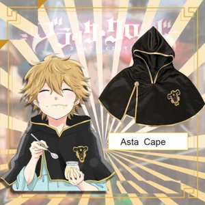 Anime Black Clover Asta Cape mit Kapuze Cosplay Kostüm Stierumhang - Bild 1 von 15